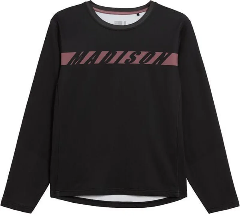 Madison Women's Zenith Thermal Long Sleeve Jersey Phantom Black